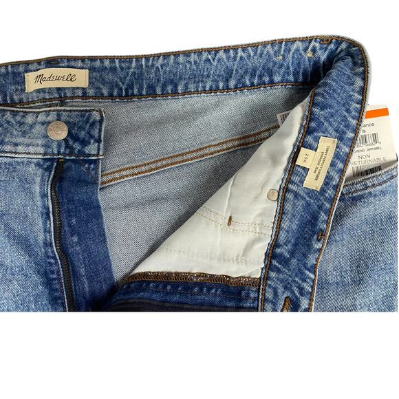 Madewell Curvy Perfect Vintage Straight Jeans, ripped knee | Plus 20W NEW NG864 - Picture 5 of 6